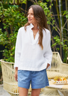 F&E Gabi White Popover