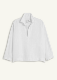 F&E Gabi White Popover