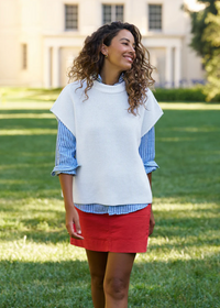 F&E Montecito Vest White