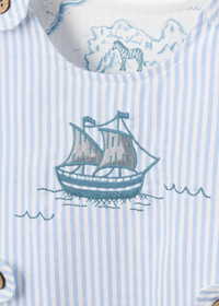 Boat Embroidered Jon Jon