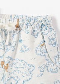 Nautical Knit Polo + Explorer Print Shorts