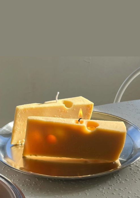 Swiss Cheese Candle