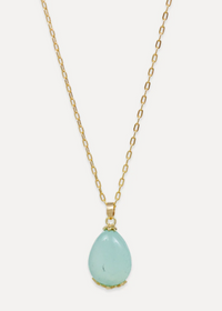 Aqua Chalcedony Tuscany Necklace