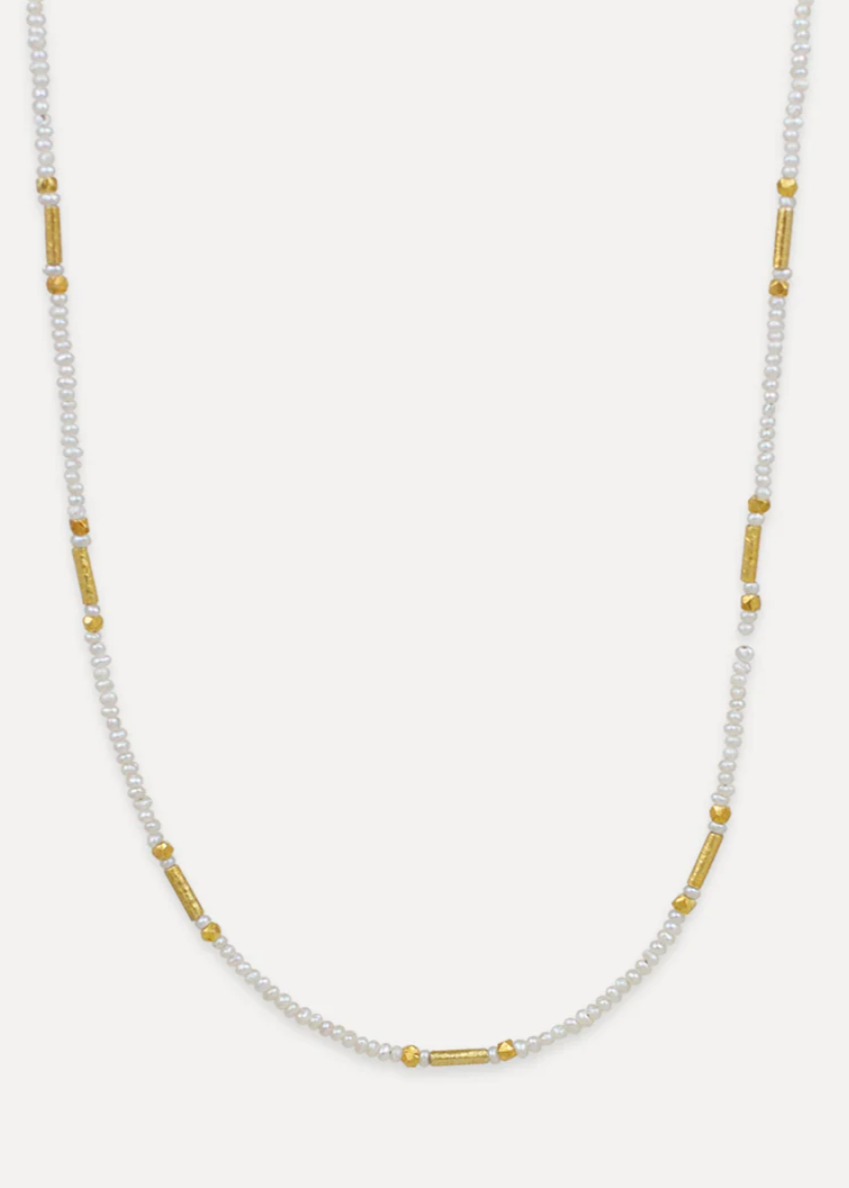White Pearl Zenith Necklace