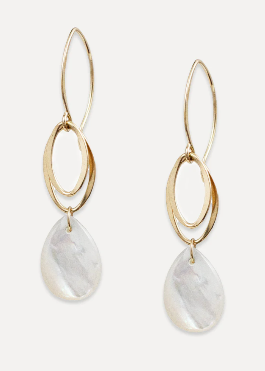Fiona Mother Of Pearl Earrings
