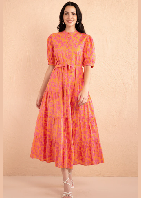 Banjanan Saylor Dress Nectarine