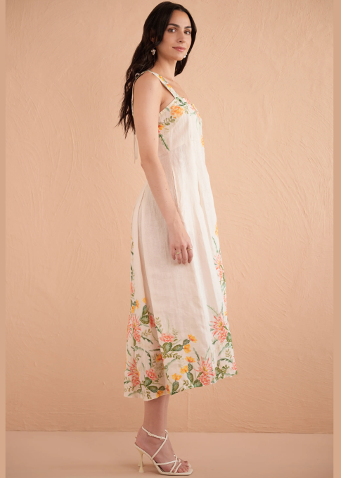 Banjanan Ophelia Dress Desert Rose Dawn