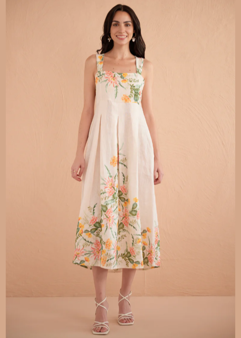 Banjanan Ophelia Dress Desert Rose Dawn