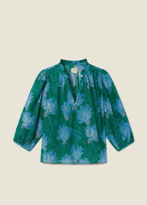Trovata Orly Blouse Blue Orchid