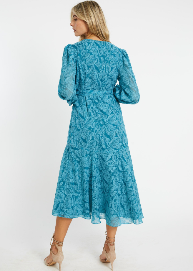 Moon Maxi Teal Leaf