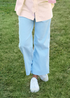 F&E Wexford Linen Pant Soft Blue