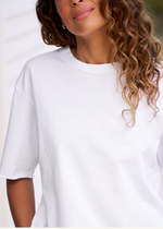 F&E Perry Crew Tee White