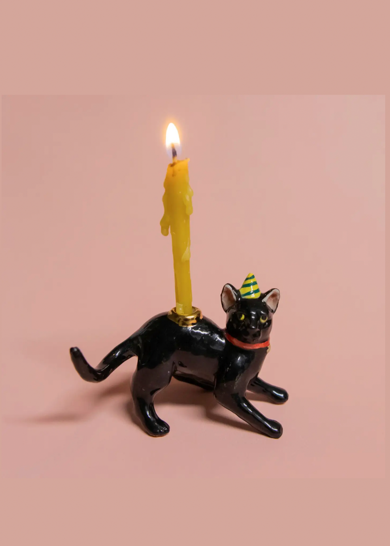 Black Cat Cake Topper