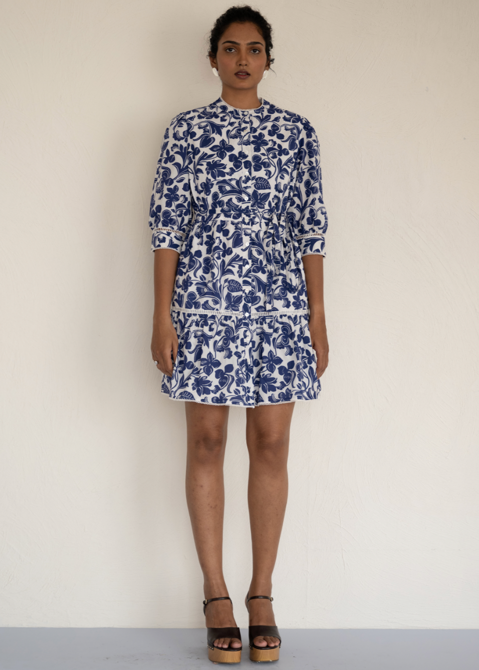 Banjanan Gizela Gaia Cobalt Dress