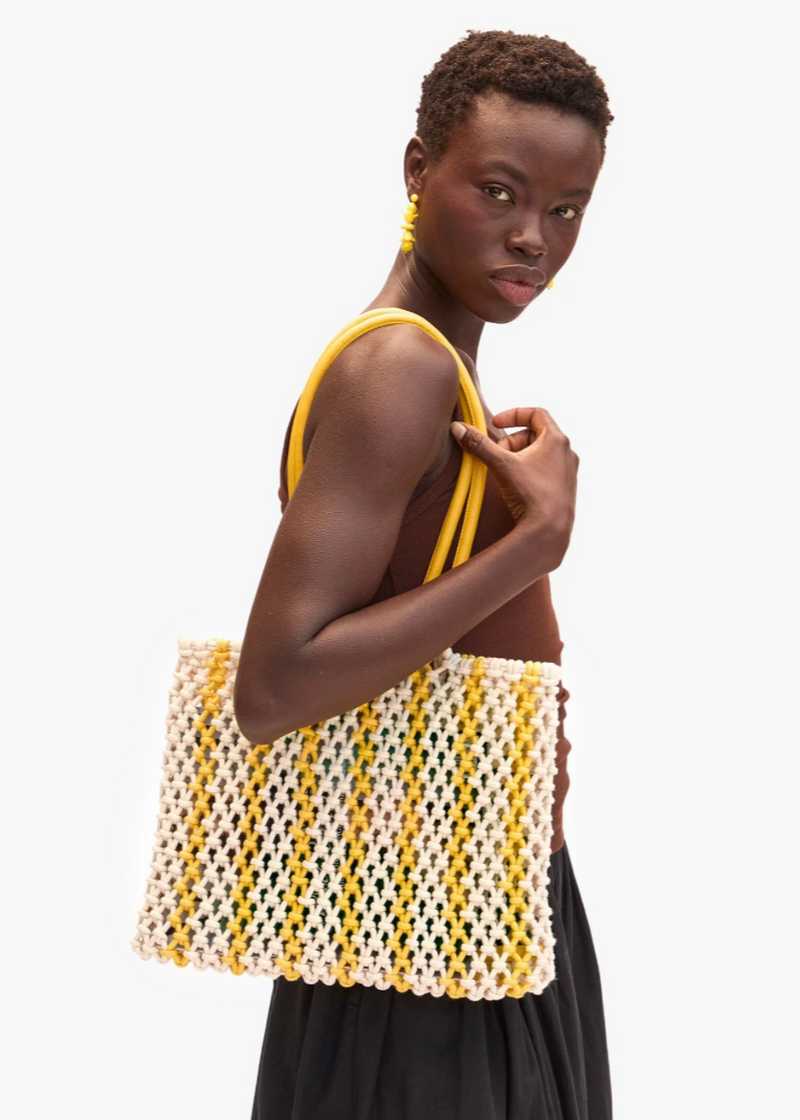 Clare V Sandy Stripe Tote
