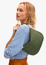 Clare V Petite Moyen Army Rattan