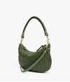 Clare V Petite Moyen Army Rattan