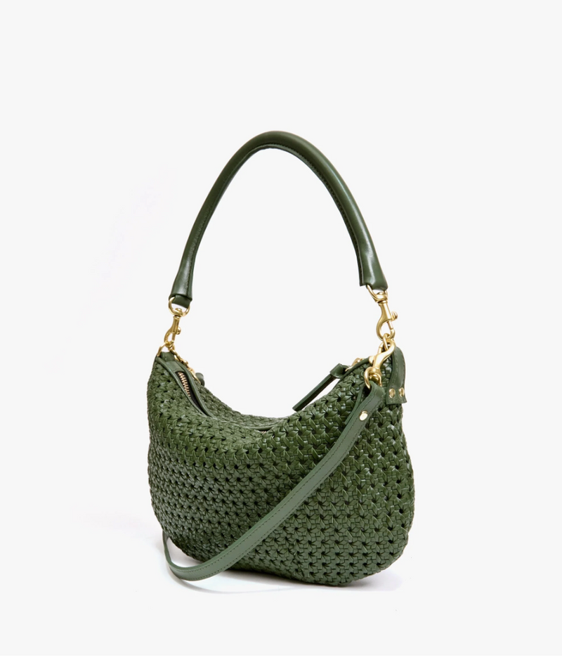 Clare V Petite Moyen Army Rattan