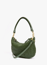 Clare V Petite Moyen Army Rattan
