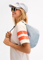 Clare V Lune Light Blue Denim