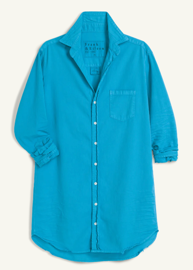 F&E Mary Teal Denim Dress