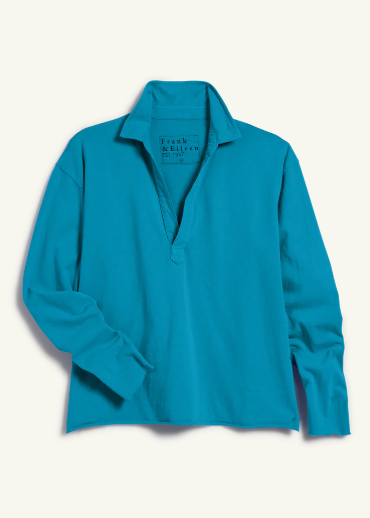 F&E Patrick Popover Henley Azul