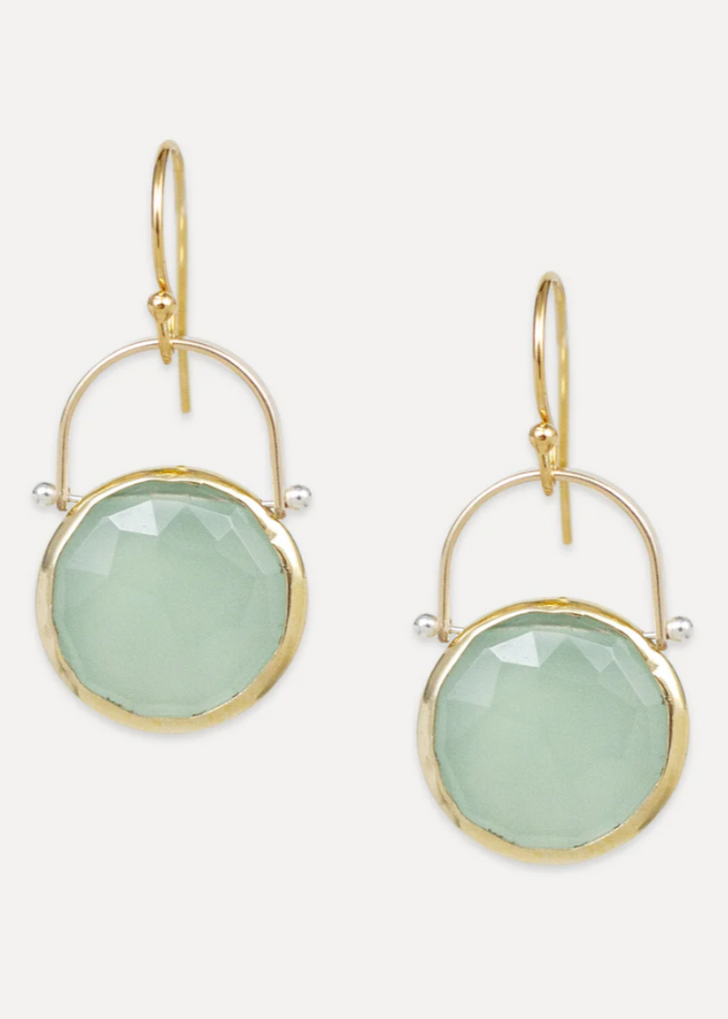 Dipsea Aqua Chalcedony Earrings