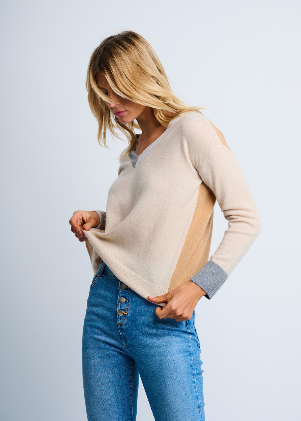Lisa Todd Color Wheel Latte Sweater