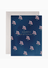 Dainty Block Print Birthday Greeting Card