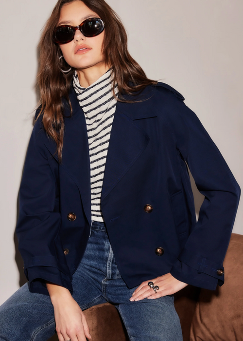 Chelsea Cropped Trench Coat