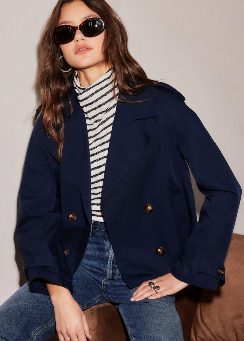 Chelsea Cropped Trench Coat