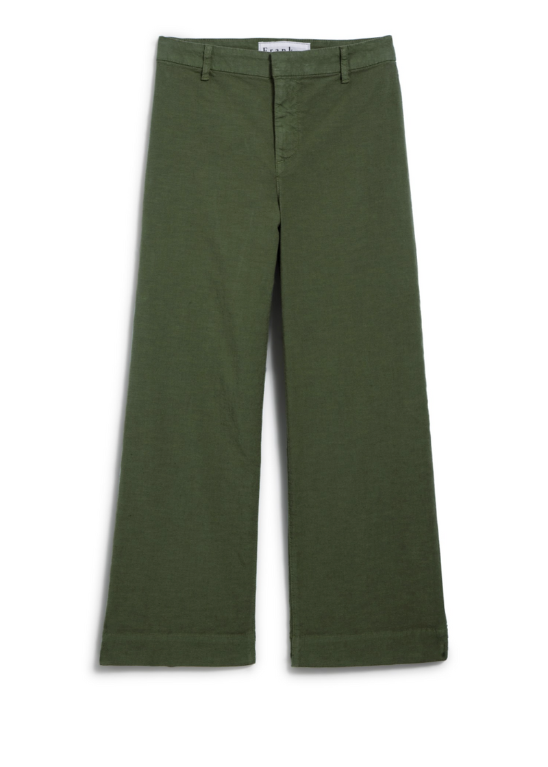 F&E Wexford Linen Pant Hunter Green