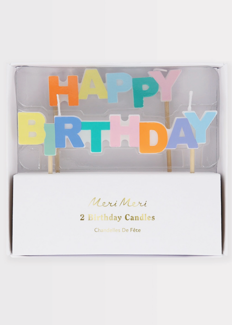 Happy Birthday Candles