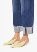 MOTHER Half-Pipe Ankle Cuff Fray