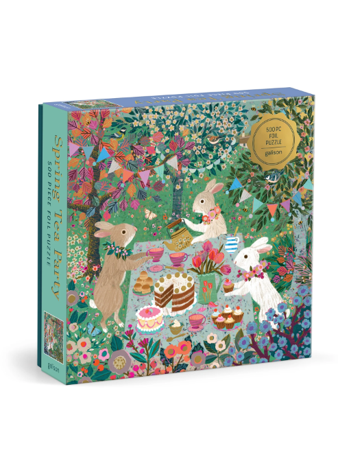 Spring Tea Party 500 Pc Foil Puzzle
