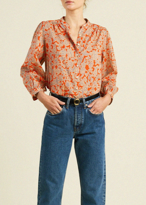 Trovata Clara Blouse Vermillion Vine