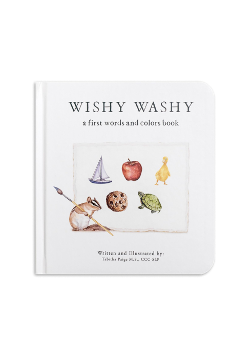 Wishy Washy: A Board Book of First Words and Colors