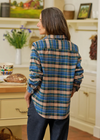 F&E Eileen Brown & Green with Blue Plaid