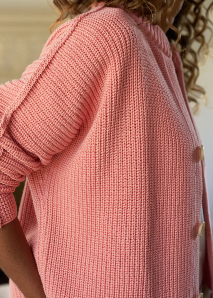 F&E Montecito Cardigan Apricot
