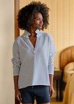 F&E Patrick Popover Triple Fleece French Stripe