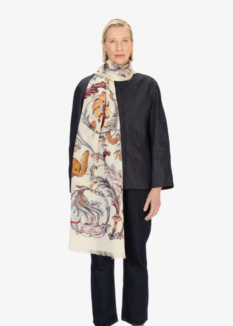 Inoui Scarf 55 Rococo White