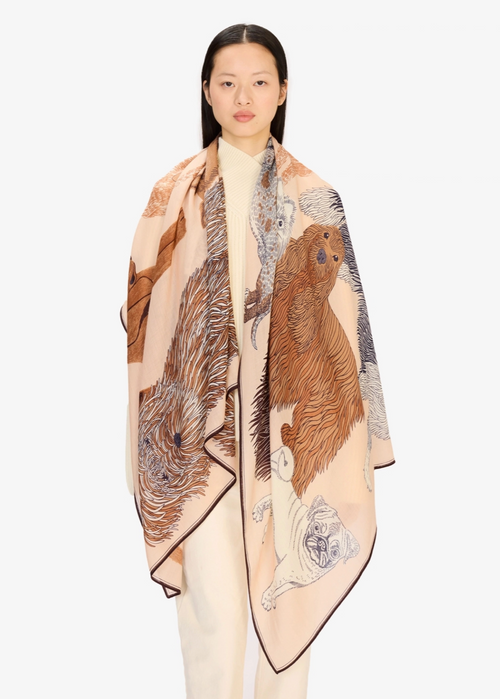 Inoui Scarf 100 Toutou Nude