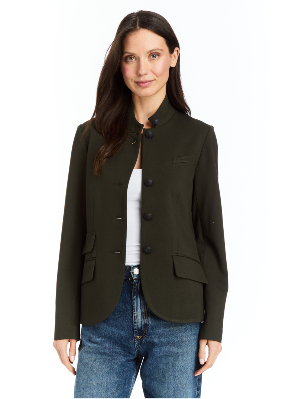 Jordan Olive Stretch Blazer