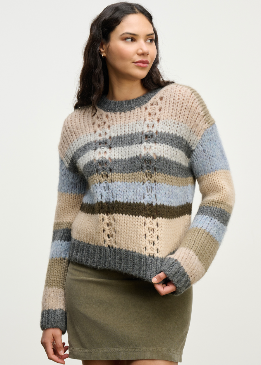 Velvet Rina Striped Sweater – OMO Jewels & Gifts