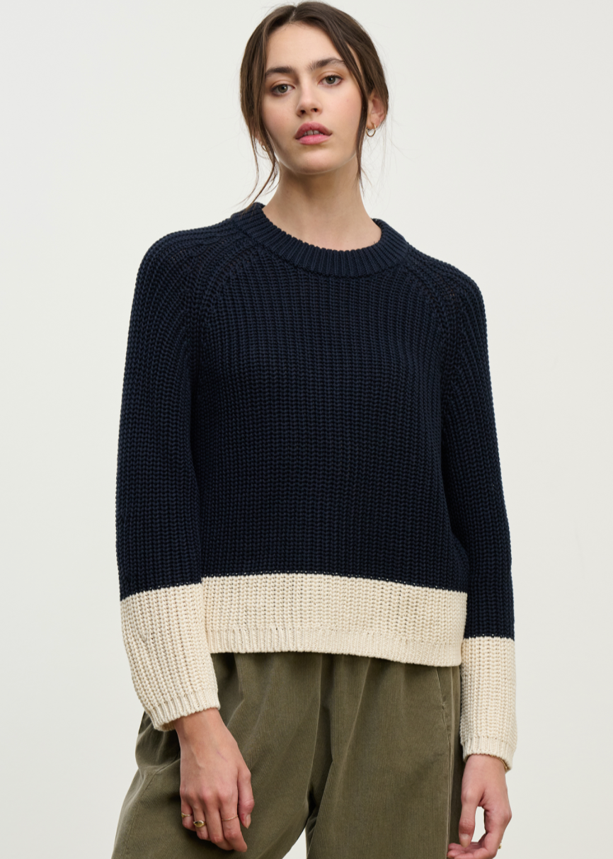 Velvet Shay Navy Sweater