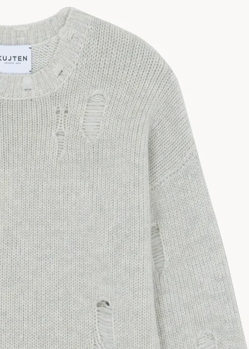 Kujten Brooke Sweater White Birch