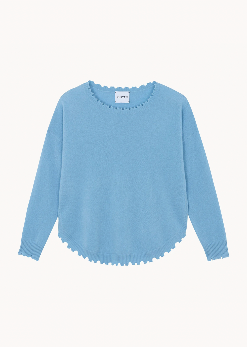 Kujten Mela Cashmere Sweater Ice Blue
