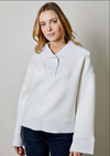 Sheila Pullover Top White