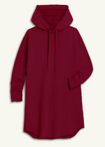 F&E Mini James Hooded Dress Garnet