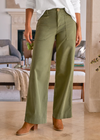 F&E Limerick Wrap Pocket Pant Olive